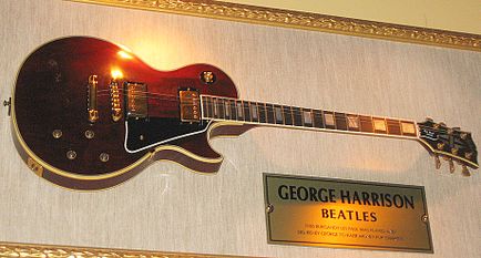 Guitarra de George en Hard Rock Café, San Francisco, California.